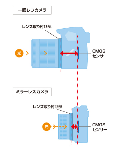 カメラ フランジ バック