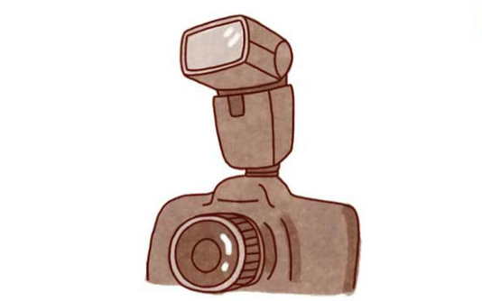 ストロボの形状を説明したイラスト