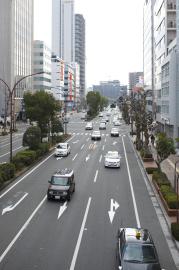 車道を通常に撮影した例