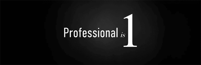 Professional is 1