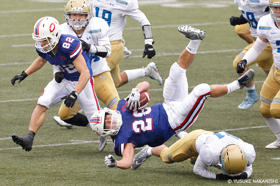 作例3 スタンドレベルから撮影した選手の動き