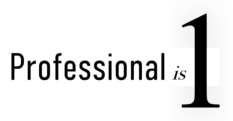 Professional is 1