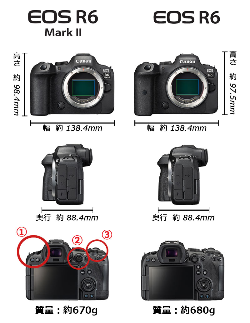 フルサイズセンサー搭載のミラーレスカメラEOS R6 Mark IIが登場！他 