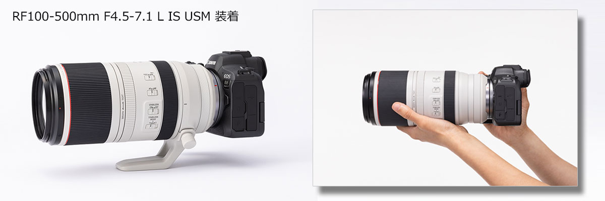 RF100-500mm F4.5-7.1 L IS USM 装着イメージ