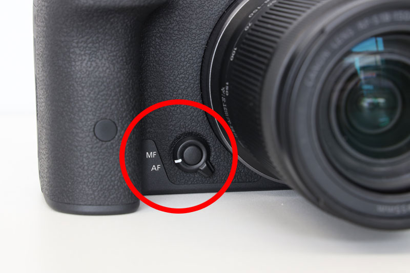 EOS R7 フォーカスモードスイッチ