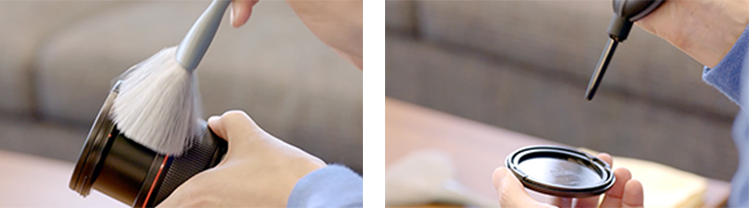 レンズキャップも清掃しないとNG!