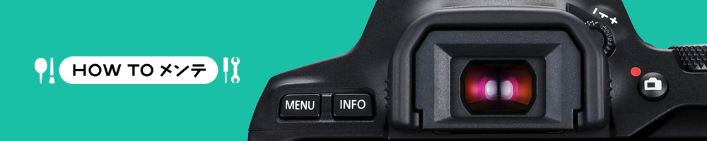 HOW TO メンテ - 不快で気になる！　「ファインダーから見えるゴミ」対策