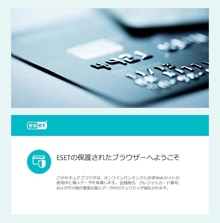 セキュアブラウザーの起動画面