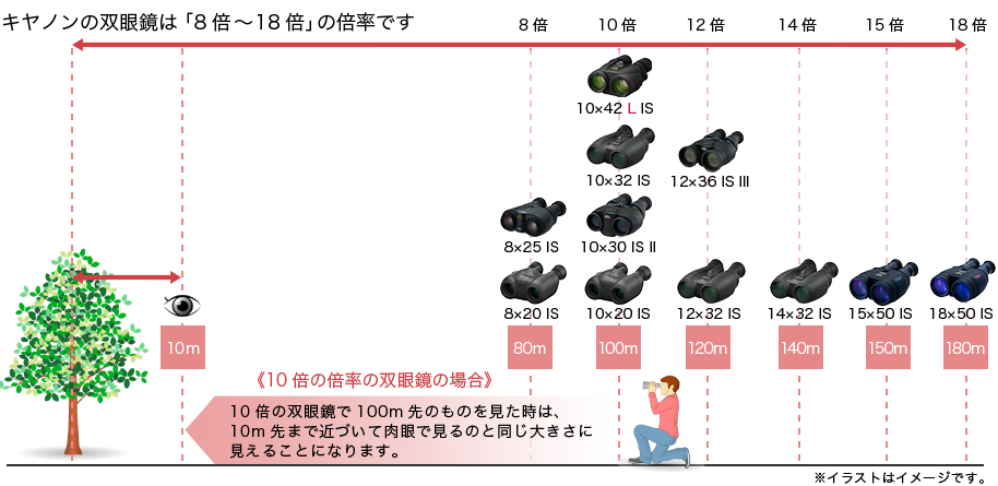 双眼鏡の基礎知識：双眼鏡 BINOCULARS｜個人｜キヤノン