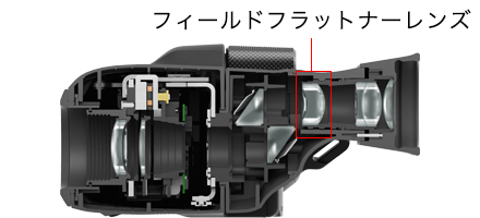 図:フィールドフラットナーレンズ