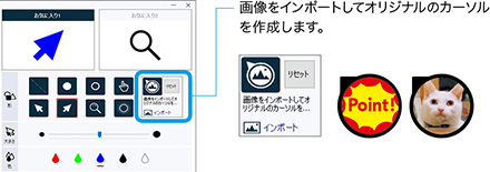 図:アイコンの登録画面例