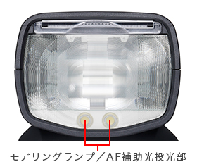 モデリングランプ/AF補助光投光部