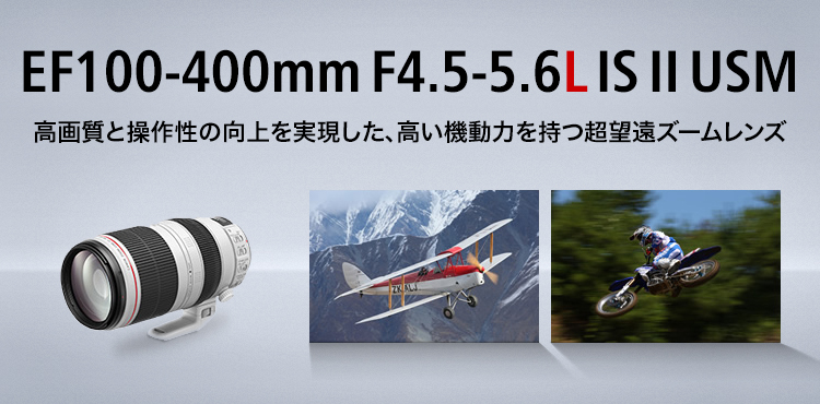 Canon EF100-400mm F4.5-5.6L IS Ⅱ USM多少のスレやキズがあります