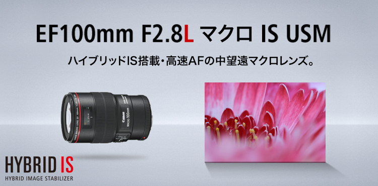 Canon EF100F2.8Lマクロ IS USMCanon