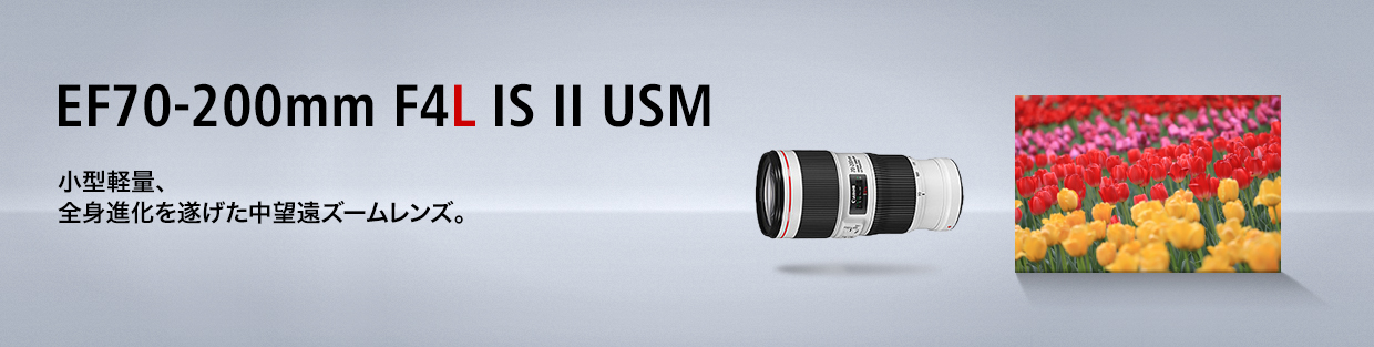 EF70-200mm F4L IS II USM：レンズ交換式カメラ・レンズ｜個人｜キヤノン