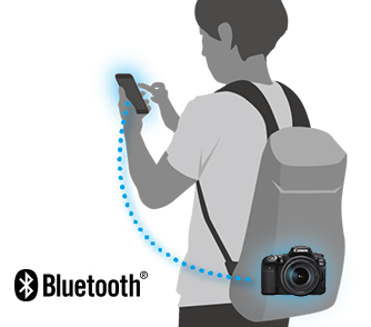 図:Bluetoothで電源OFF時もカメラをリモート操作