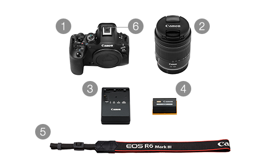 商品構成 EOS R6 Mark III：レンズ交換式カメラ・レンズ｜個人｜キヤノン