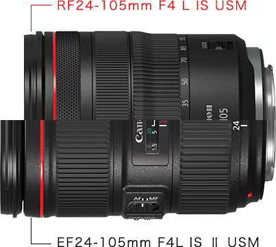 キャノン Canon RF24-105mm F4 L IS USM純正レンズフード