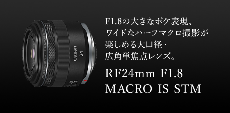 CanonCanon 単焦点レンズ RF24F1.8 MACRO IS STM