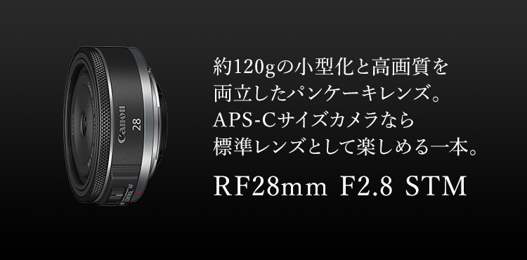 CANON キヤノン カメラレンズ RF28mm F2.8 STM | www.gamutgallerympls.com