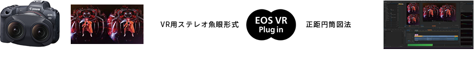 EOS VR Plugin for Adobe Premiere Pro操作イメージ