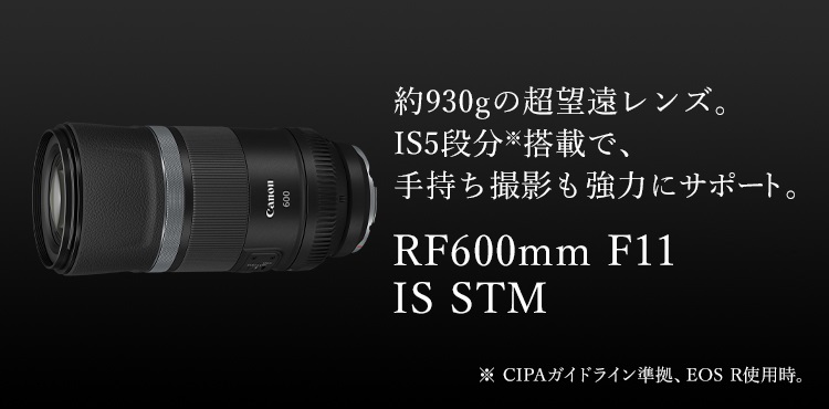元箱【美品・元箱・フード】Canon RF600mm F11 超望遠 IS STM