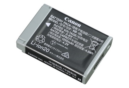 バッテリーパック NB-15L 商品詳細へ