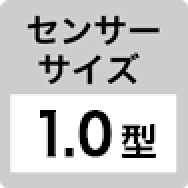 センサーサイズ 1.0型