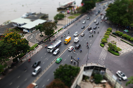 写真:ジオラマ風