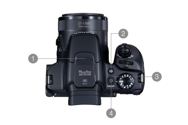 各部名称 PowerShot SX70 HS：コンパクトデジタルカメラ｜個人｜キヤノン