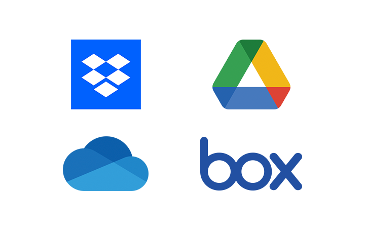 図：クラウドストレージサービスの種類