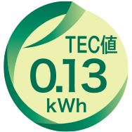 TEC値 0.13kWh