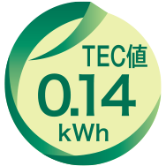 TEC値 0.14kWh