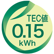 TEC値 0.15kWh