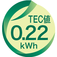 TEC値 0.22kWh