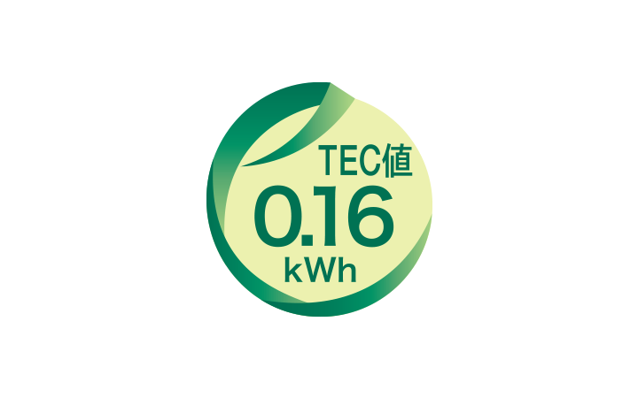 図：TEC値 0.16kWh