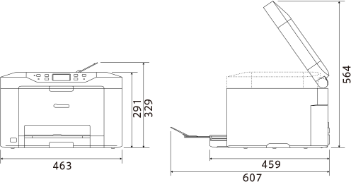 図:MB5130寸法図