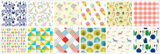 図:組み込みパターンペーパー