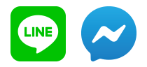 ロゴ:LINE/Messenger