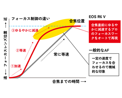 フォーカス制御の違い